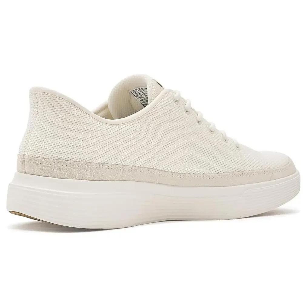 Skechers Go Walk Commuter Carson Men's US 9 D Off-White Lifestyle Shoes ZOGG3728